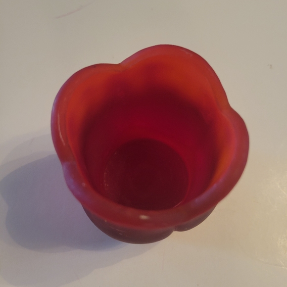 RED LEAD TULIP VOTIVE - Picture 3 of 6